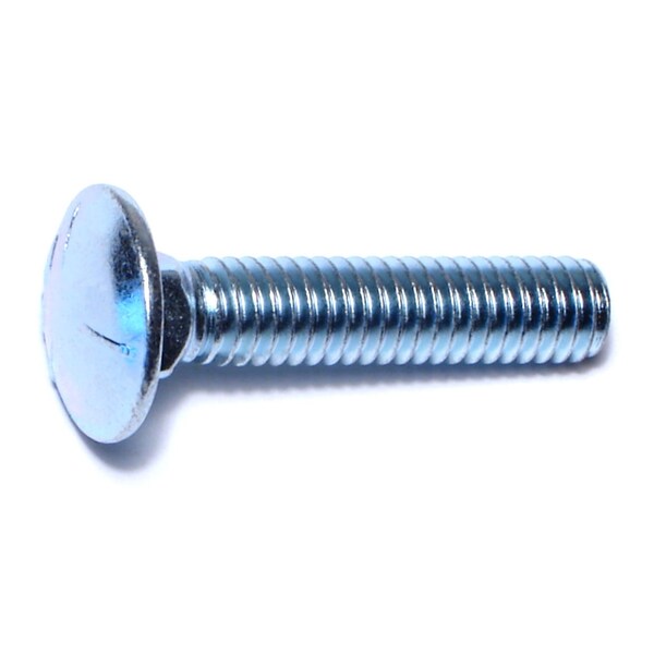 Midwest Fastener Carriage Bolt, Square Neck, 18 (Coarse), 1-1/2 in L, Steel, Zinc Plated, 12 PK 31844 - main